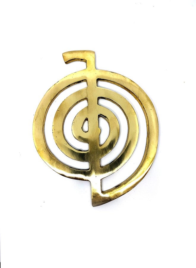 Astroghar Brass Reiki Cho Ku Rei Power Symbol Figurine for Reiki Healing Power Positive Energy and Protection - Image 1