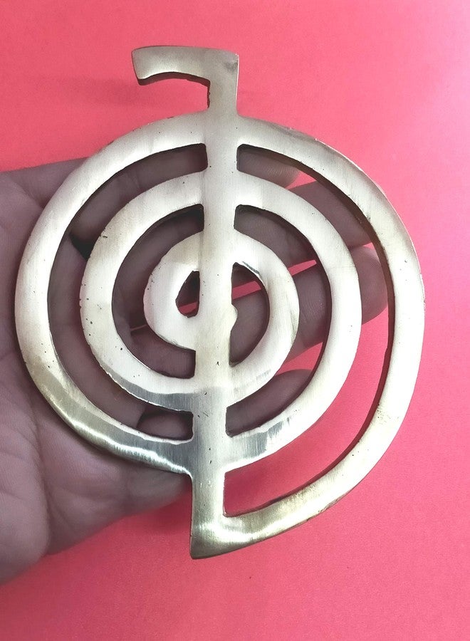 Astroghar Brass Reiki Cho Ku Rei Power Symbol Figurine for Reiki Healing Power Positive Energy and Protection - Image 4