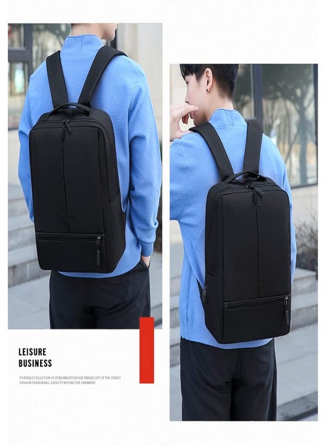 TINSICO Laptop Backpack, Sling Bag & Pouch, 3 Piece Set Compatible with Laptops, Notebooks Durable, Lightweight, Clean Design, Sleek for Travel Bag for Men Women (Black - Image 2