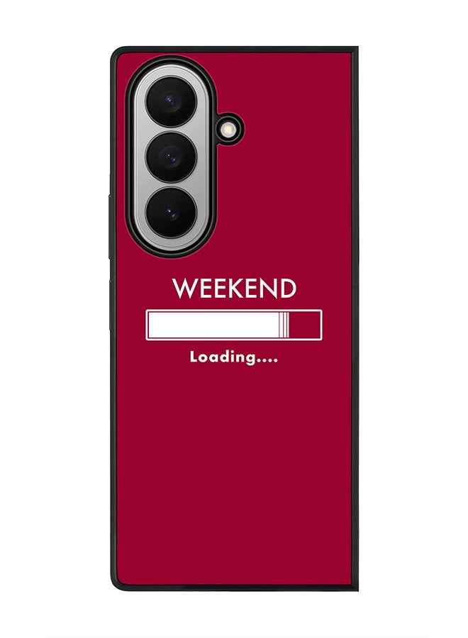 Stylizedd For Samsung Galaxy Z Fold7 Case,Slim fit Camera Protection, Shockproof Thin Phone cover  - Weekend loading