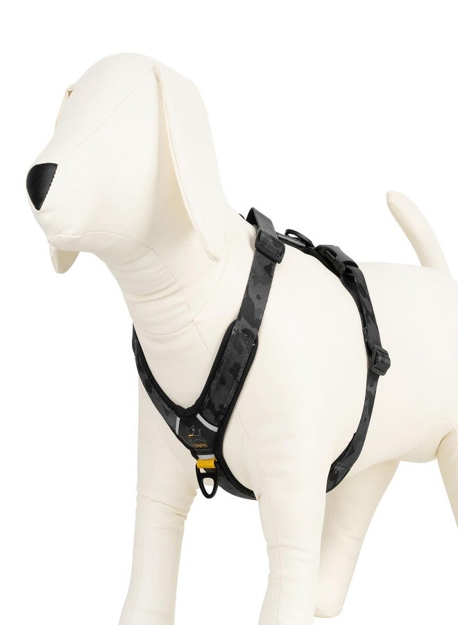 OllyDog حزام OllyDog Alpine Reflective Comfort، حزام للكلاب بدون شد مع حواف عاكسة، حزام بوليستر ناعم مطبوع بتقنية التسامي، مثالي للاستخدام اليومي والمغامرات (كبير، بنمط التمويه Dream Camo) - Image 3
