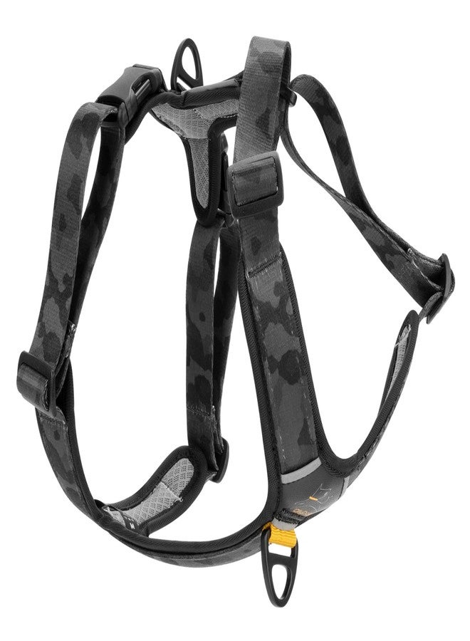 OllyDog حزام OllyDog Alpine Reflective Comfort، حزام للكلاب بدون شد مع حواف عاكسة، حزام بوليستر ناعم مطبوع بتقنية التسامي، مثالي للاستخدام اليومي والمغامرات (كبير، بنمط التمويه Dream Camo) - Image 4