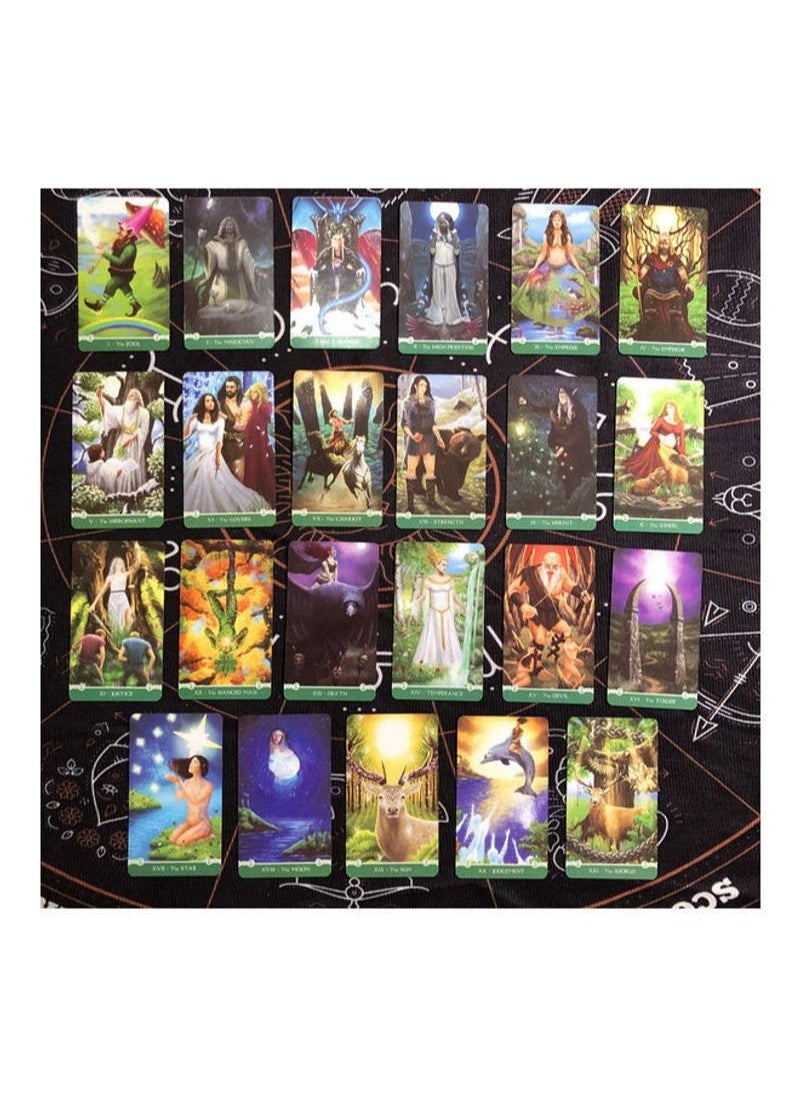 WAOKN - Tarot 78 Cards Deck Floreana Nativo Game with e Guidebook Board Divination Reading Love Moon Near me Beginners - Image 1