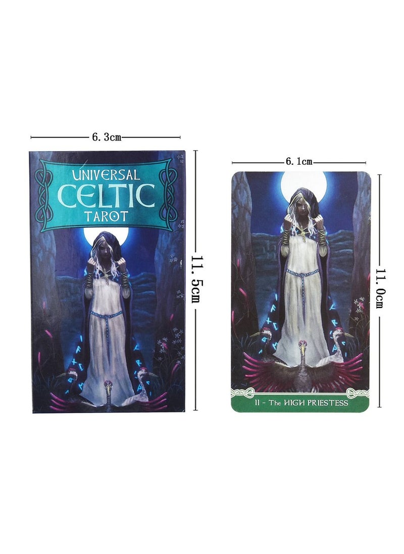 WAOKN - Tarot 78 Cards Deck Floreana Nativo Game with e Guidebook Board Divination Reading Love Moon Near me Beginners - Image 1