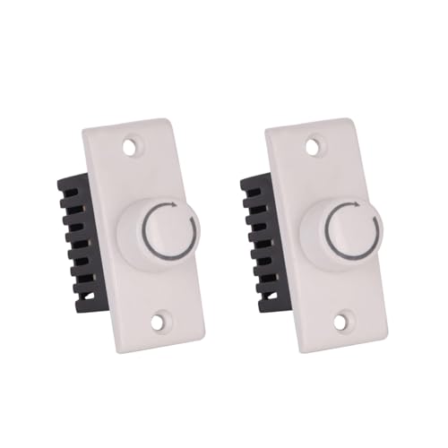 SEER® ceiling fan regulator Dimmer Type Regulator use in household, offices, shops, restaurants, hospitals and more (White),Non-Modular(L*B = 5.5 * 2.4cm) Dimmer Switch - Image 2