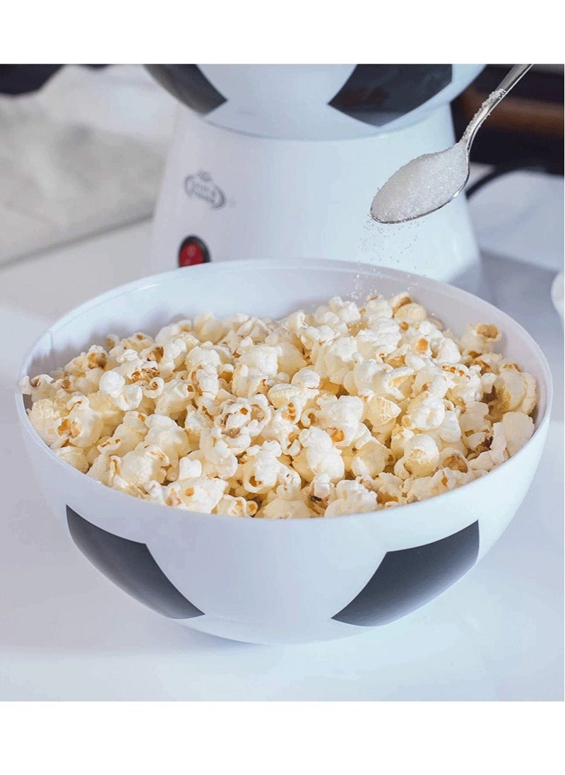 TIGER Mini Hot Air Popcorn Maker, 1200W – Fun Soccer, Basketball, Volleyball Style Popcorn Machine for Healthy, Oil-Free Snacks – Perfect for Family Movie Nights, Parties, Football Games & Events  - Image 5