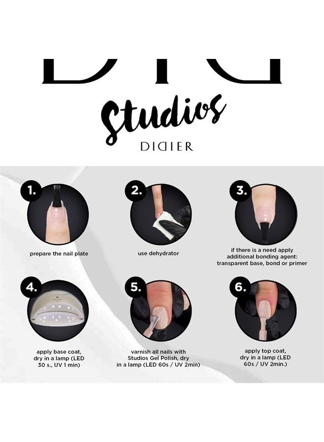 DIDIER LAB Studios Gel Polish Joy - Professional Manicure Pedicure Products - Rich Pigment for Complete Nail Coverage - Flawless Shine - Suitable for Beginners - UV Lamp - Gift for Women - Image 5