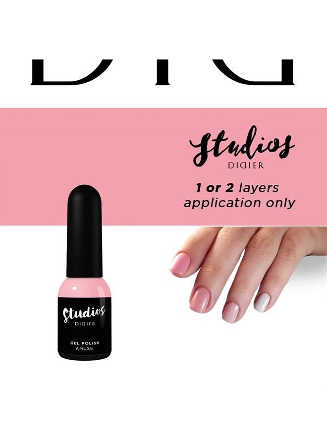 DIDIER LAB Studios Gel Polish Joy - Professional Manicure Pedicure Products - Rich Pigment for Complete Nail Coverage - Flawless Shine - Suitable for Beginners - UV Lamp - Gift for Women - Image 4