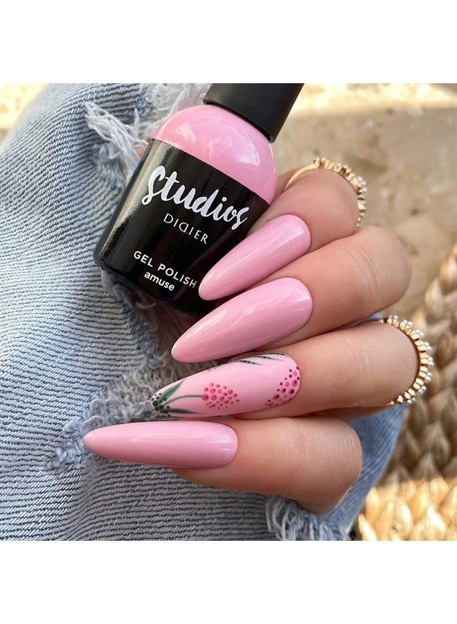 DIDIER LAB Studios Gel Polish Joy - Professional Manicure Pedicure Products - Rich Pigment for Complete Nail Coverage - Flawless Shine - Suitable for Beginners - UV Lamp - Gift for Women - Image 2