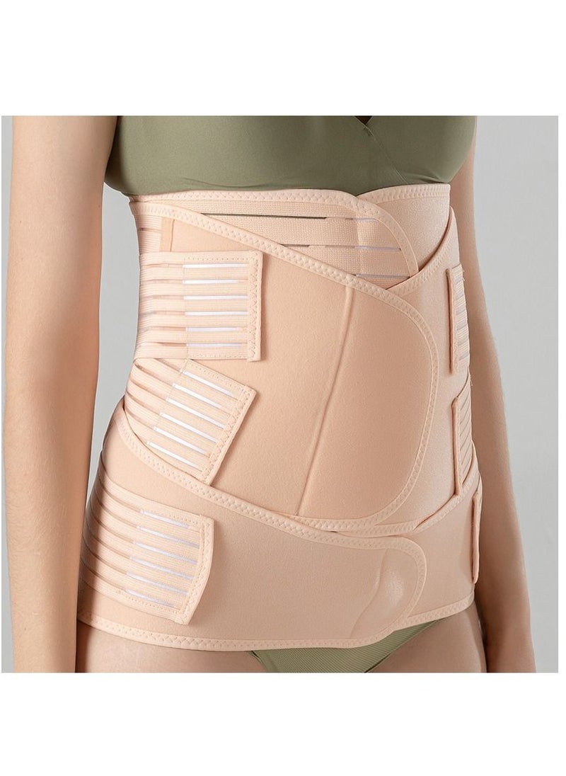 Generic 3-in-1 Women's Postpartum Band, Recovery Abdominal Wrap, Abdominal Lumbar Support Band, Abdominal Belt Weight Loss Reduction (XL)  - Image 2
