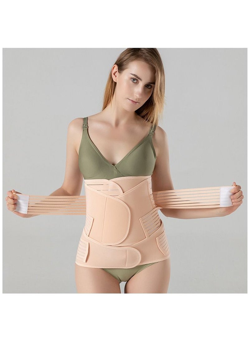 Generic 3-in-1 Women's Postpartum Band, Recovery Abdominal Wrap, Abdominal Lumbar Support Band, Abdominal Belt Weight Loss Reduction (XL)  - Image 4