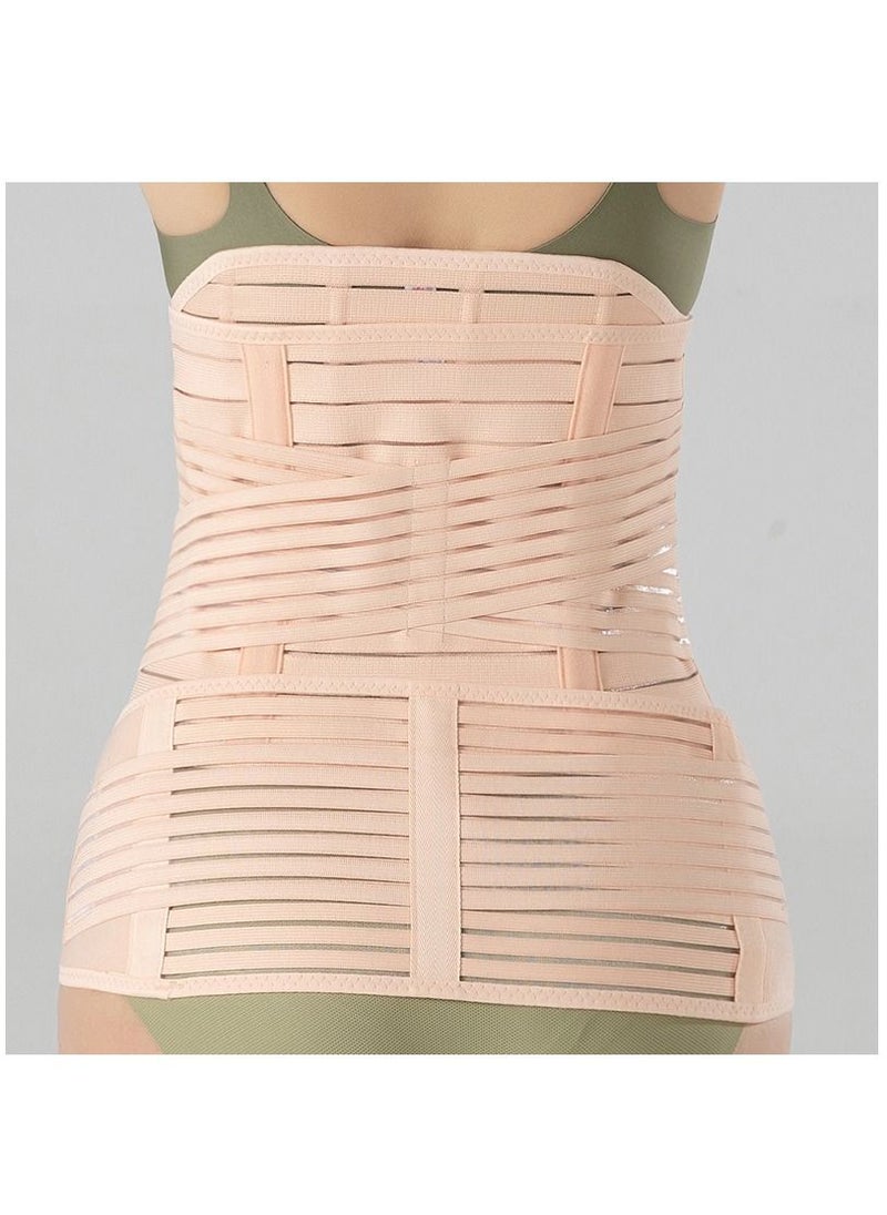 Generic 3-in-1 Women's Postpartum Band, Recovery Abdominal Wrap, Abdominal Lumbar Support Band, Abdominal Belt Weight Loss Reduction (XL)  - Image 3