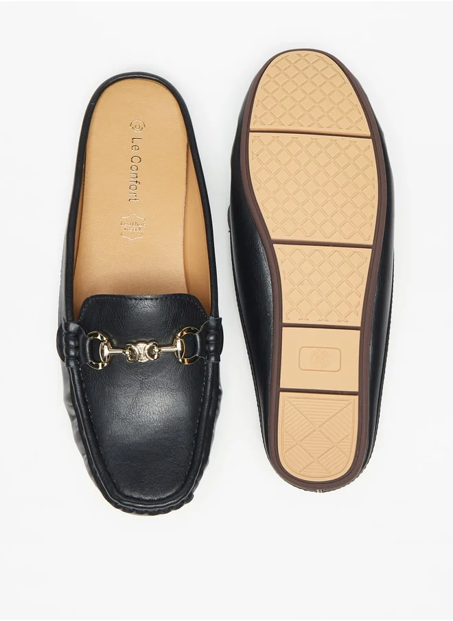 Le Confort Women's Solid Slip-On Mules