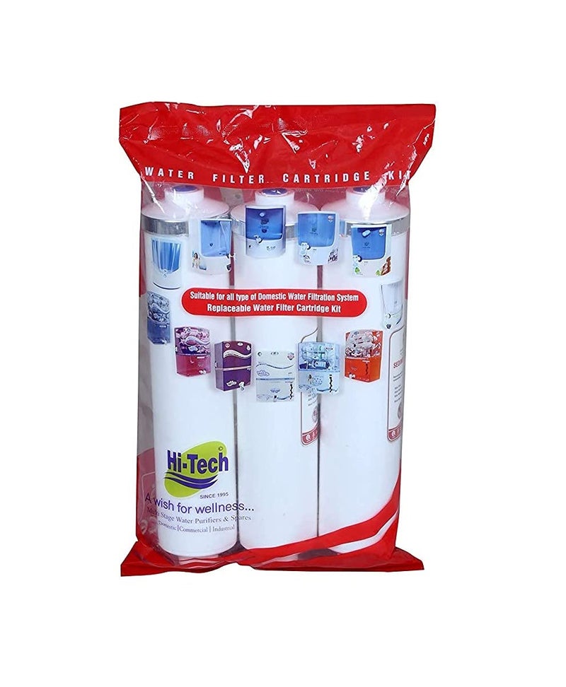 Hi-Tech RO Water Purifier Filter Set and 75 GPD Membrane - Image 5