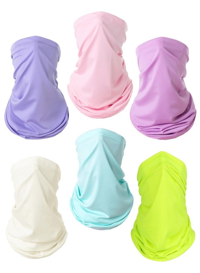 FACATH 6 Pack Neck Gaiter Face Mask Scarf Masks Bandanas Breathable Outdoor Headwear Balaclavas Cover for Men Women - Image 1