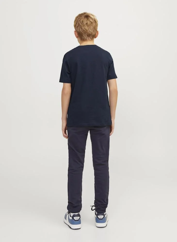 جاك وجونز جونيور Youth Graphic Crew Neck T-Shirt