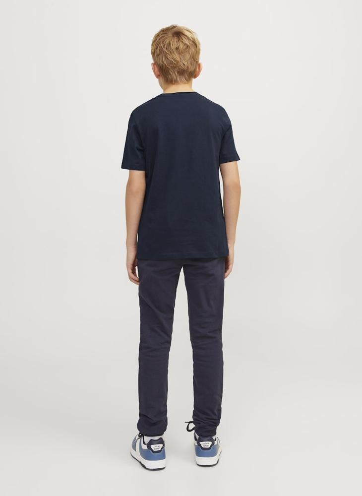 Jack & Jones Junior Youth Graphic Crew Neck T-Shirt - Image 2