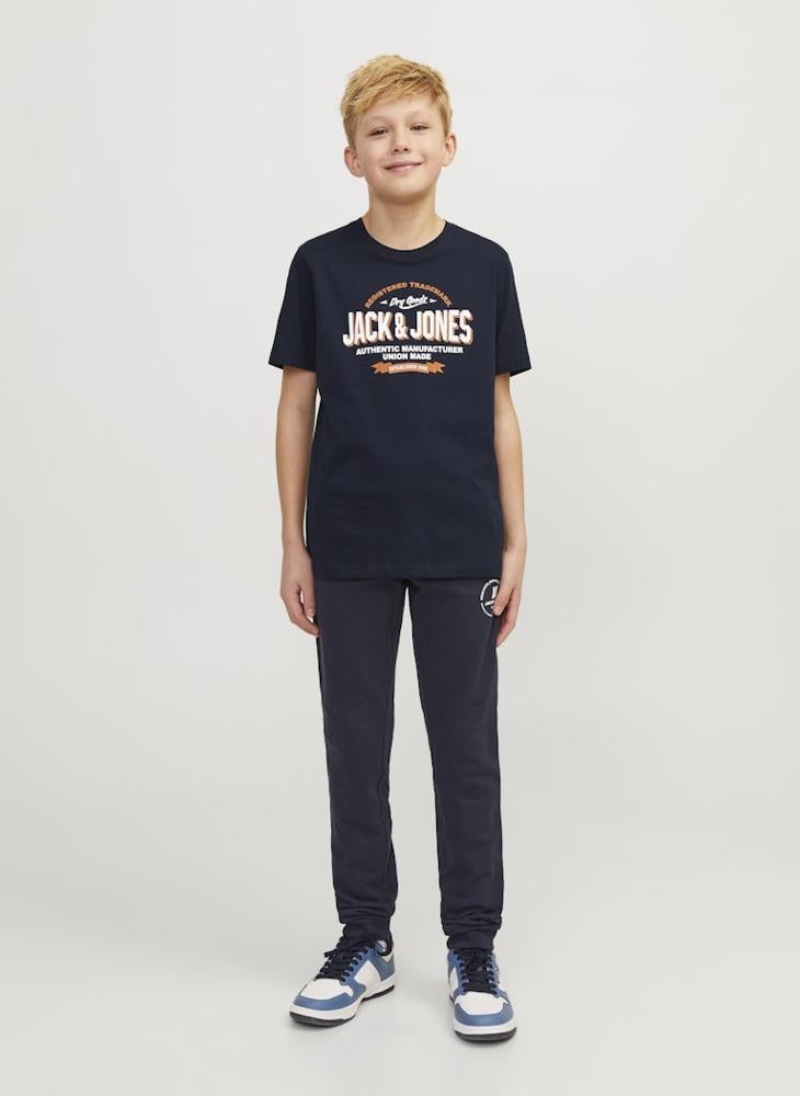 Jack & Jones Junior Youth Graphic Crew Neck T-Shirt - Image 4