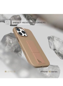 Levelio Morphix Silicone Case with Leather Grip for iPhone 16 Pro Max