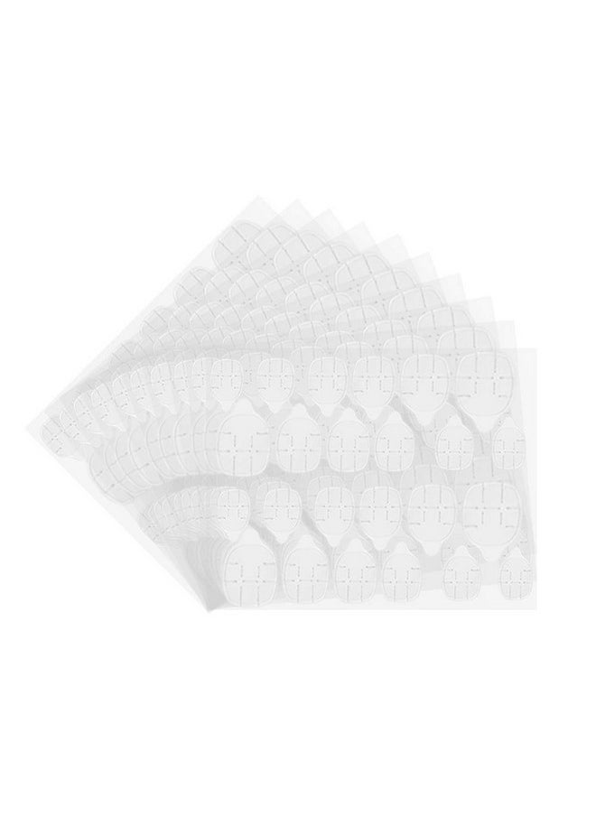 Laza - 240Pcs Ultrathin Breathable Adhesive Tabs Fake Nail Glue Sticker 10 Sheets Super Sticky Double Sided Tips (Germany Jelly Gel) Flexible For Acrylic False Nails Manicure Tape - Image 1