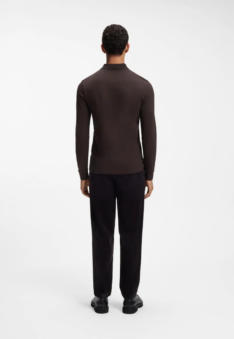 BOSS Slim-fit polo shirt in stretch-cotton piqué