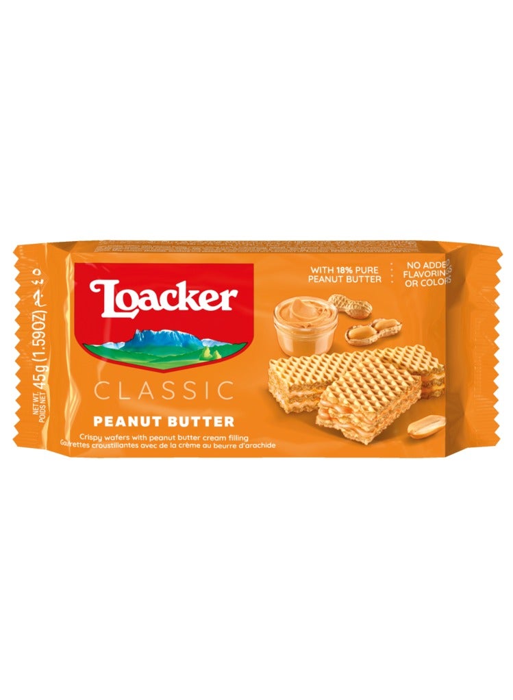 Loacker Classic Peanut Butter 45g - Image 1