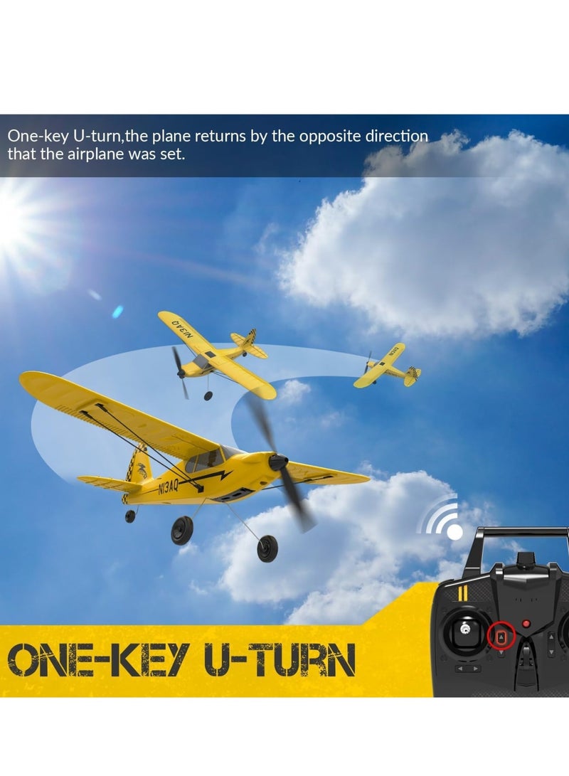 Zikra RC Plane, Trainer Sport Cub 3CH Remote Control Airplane, with Prop Saver, 6-Axis Gyro Stabilizer & 3 Modes to Fly, Radio Controlled Aircraft RTF, RC Glider, Easy to Fly for Adults Kids Beginners Boys - Image 2
