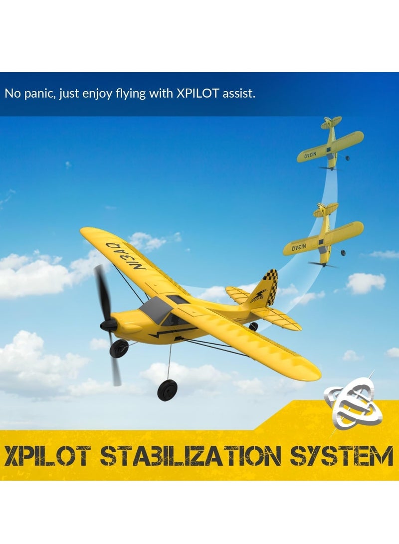 Zikra RC Plane, Trainer Sport Cub 3CH Remote Control Airplane, with Prop Saver, 6-Axis Gyro Stabilizer & 3 Modes to Fly, Radio Controlled Aircraft RTF, RC Glider, Easy to Fly for Adults Kids Beginners Boys - Image 3