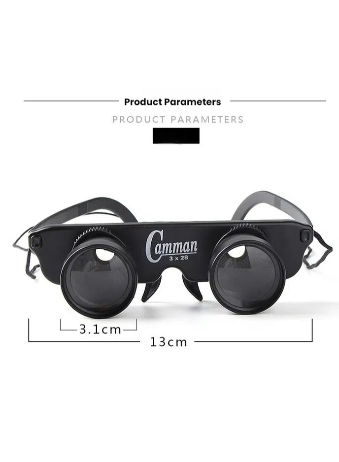 General Fishing Telescope Glasses, HD Headset Telescope for Outdoor Fishing, Lightweight and Comfortable, Suitable for Fishing, Bird Watching and Outdoor Activities  - Image 3