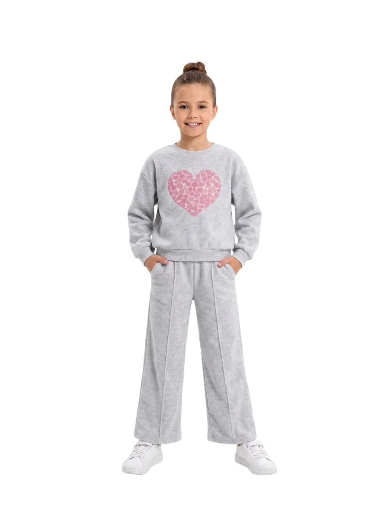 بيداني Sweetheart Cozy Lounge Set  - Gray