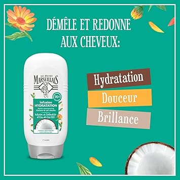 Le Petit Marseillais Light Hydration Conditioner with Organic Coconut Water 200ml - Image 2