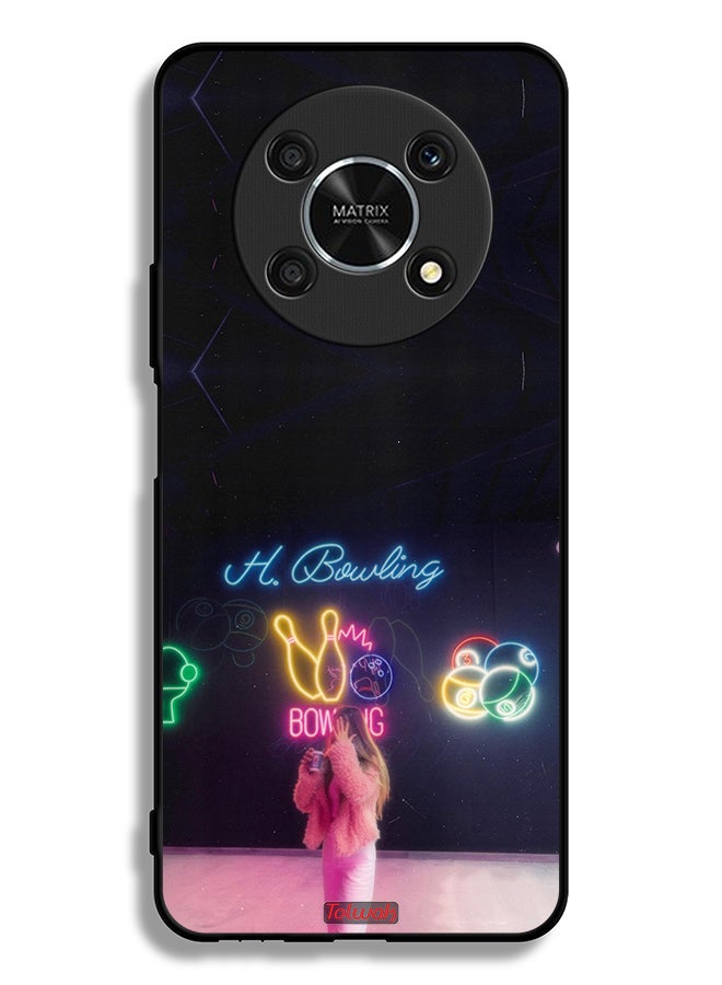 Tolwak Honor X30 5G Protective Case Cover Bowling Lover - Image 2