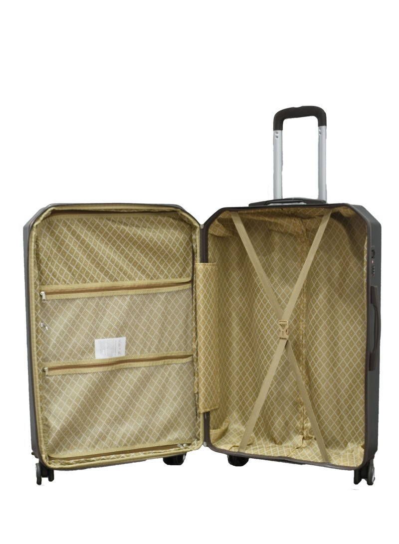 MORANO 5-Piece Luggage Trolley Bag Set Dark Grey - Image 5