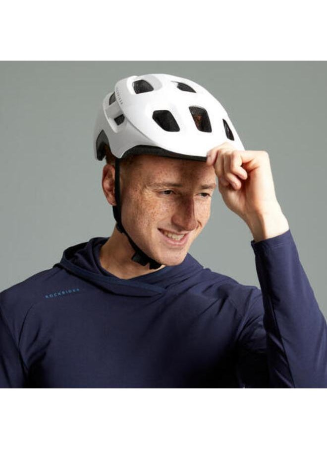 Rockrider Mountain Bike Helmet EXPL 100 - White  - Image 2