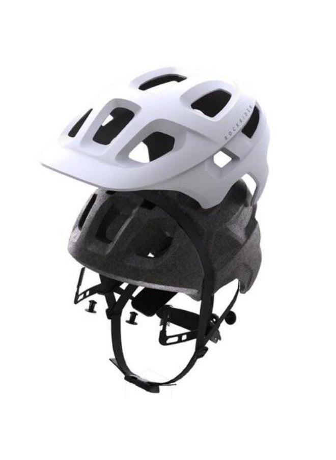 Rockrider Mountain Bike Helmet EXPL 100 - White  - Image 4
