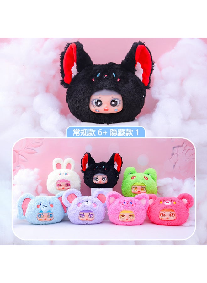 Trendy Toy Figure Migo Little Happy Ghost Pairing Blind Box Creative Desktop Cartoon Decoration