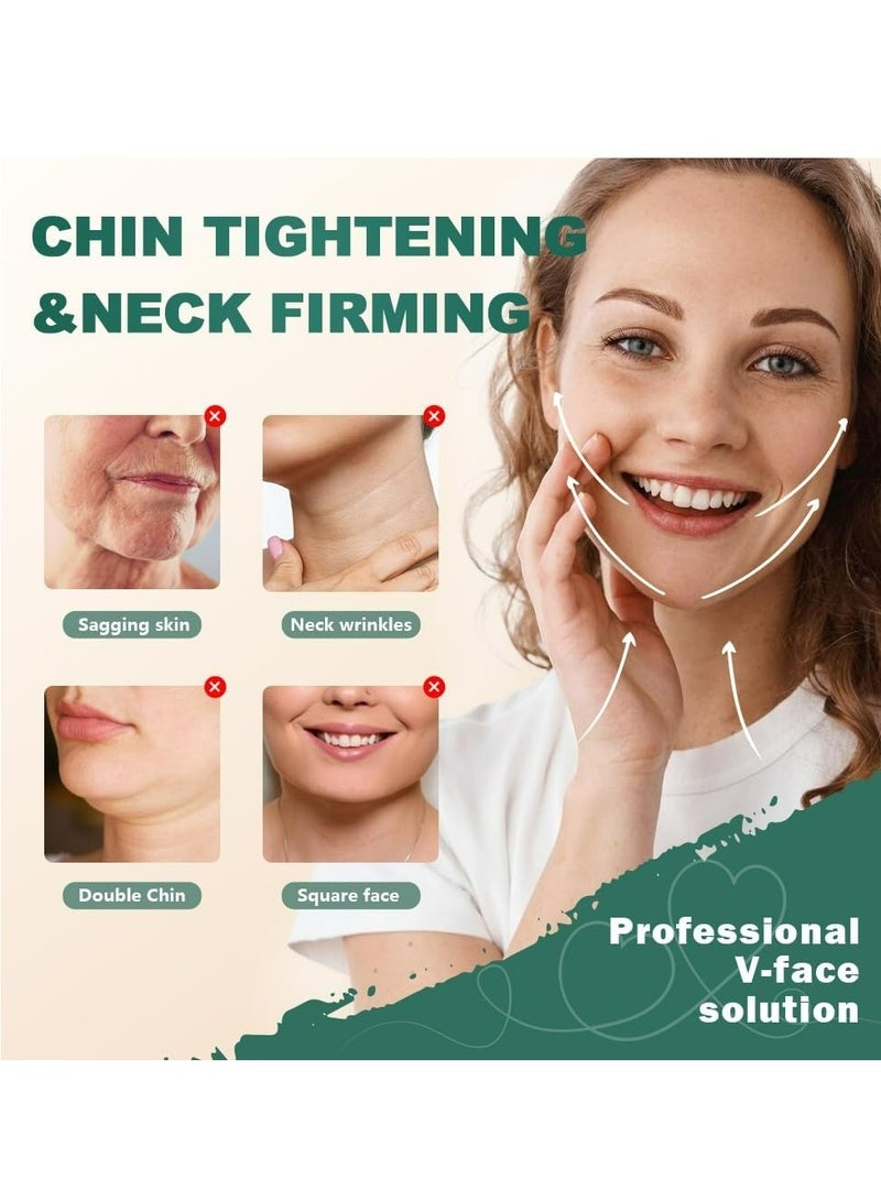 V Shape Face Lift Strap - Relieve Sagging Skin, Reduce Pwelling and Firm Skin, Double Chin Strap, Reusable Grooming Face and Chin Lift Mask for Men and Women - Image 3