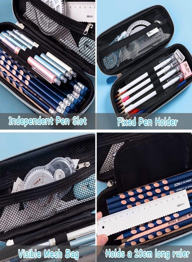 Royals hub 3D Cover Eva Space Astronaut Theme Pencil Case Large Capacity Pencil Pouch Bag Compass School Pouch Organizer for Students Kids Stylish Pen Holder Pouch Stationery Box - Image 4