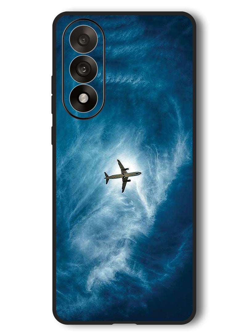 Theodor Case Compatible with OnePlus Nord 5 6.83 Inch Protection Shockproof Bumper Cover Plane In The Sky - Image 1