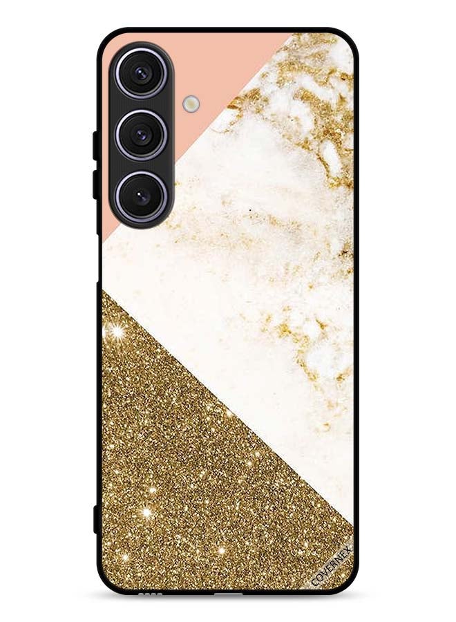 Covernex Samsung Galaxy A17 Protective Case Cover Glitter & Marble Pattern