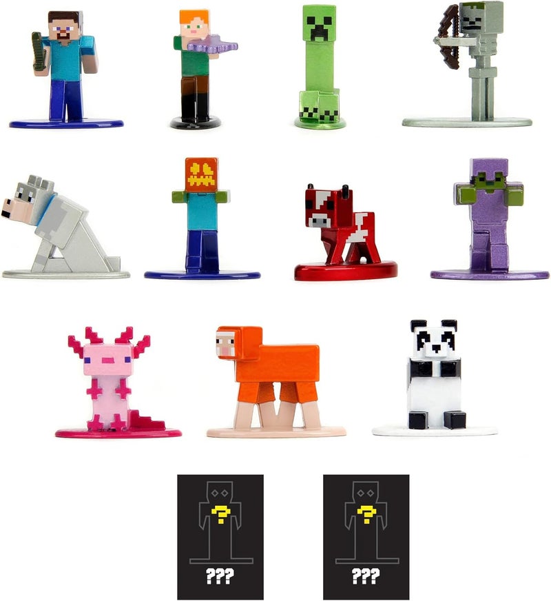 JADA Toys Minecraft Figure (1 Piece in Mystery Blind Bag) - 1 of 13 Detailed Nano Collectible Metal Figures for Fans and Children from 3 Years, Wave 5, Random Selection, Each Approx. 4 cm - Image 3