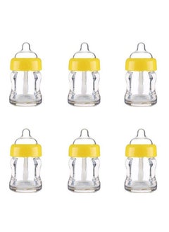 6 Pieces Empty Lip Gloss Tubes Reusable Lip Gloss Containers Milk Bottle Shaped Lips Gloss Tube 7 Ml Empty Refillable Lips Gloss Bottles Diy Cosmetics Lipstick Containers Yellow