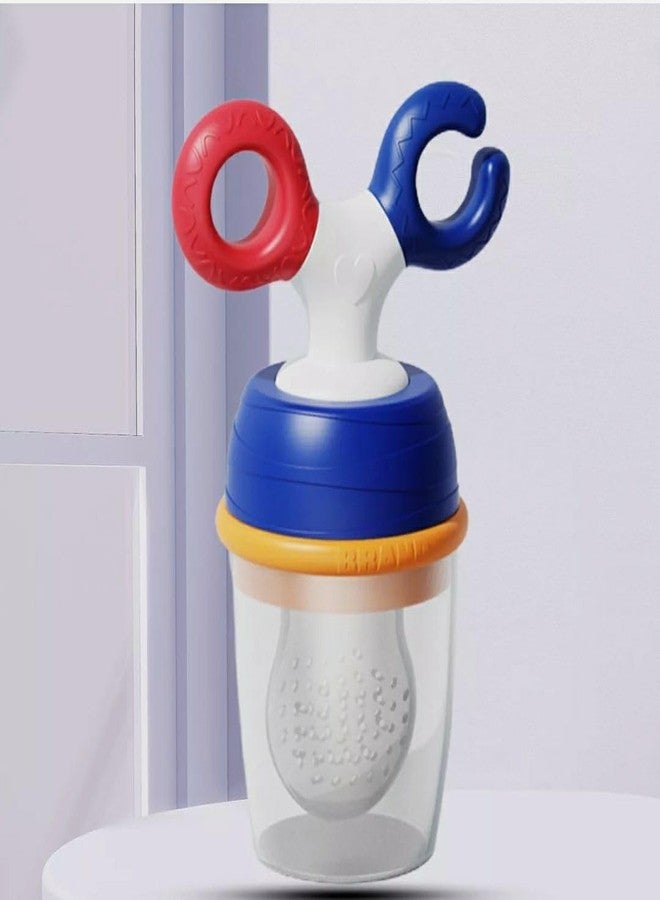 Miracle Moms Baby Fruit Feeder Pacifier | BPA-Free Silicone Teething Toy with Extra Mesh | Safe & Non-Toxic Food Nibbler for 6-12 Months Infants (1, Multicolor) - Image 4