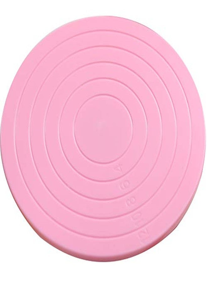 Aprildecember Pink Cookie Decorating Turntable, Rotating Cake Turntable Stand Baking Decor Plate - Image 4