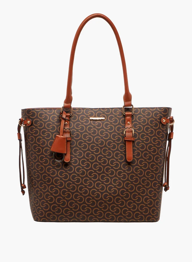 Celeste Monogram Print 4-Piece Bag Set