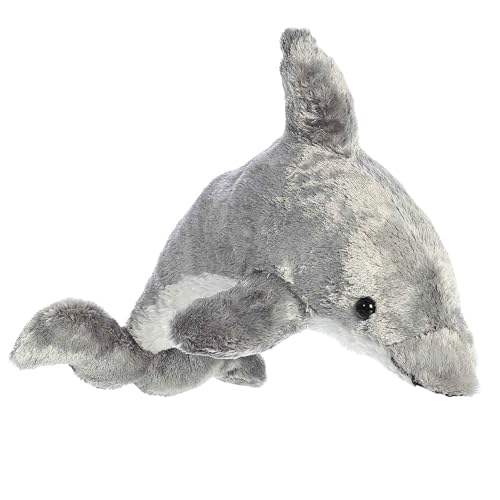 Aurora Adorable Mini Flopsie Dorsey Stuffed Animal Mini Companions Ready for Playful Adventures for Kids All Ages Toddlers Adults and Families Gray 9 Inches - Image 1