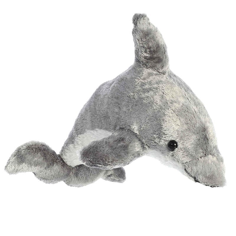 Aurora Adorable Mini Flopsie Dorsey Stuffed Animal Mini Companions Ready for Playful Adventures for Kids All Ages Toddlers Adults and Families Gray 9 Inches - Image 2