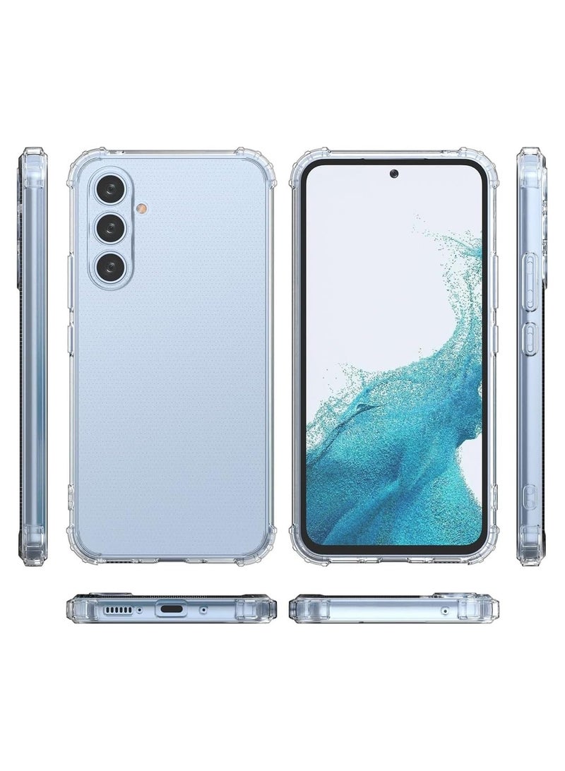 Samsung Galaxy A55 5G Clear Cover Case soft TPU Transparent Silicone Rubber Back Protective Case shock Absorbent Reinforced Corner for Samsung Galaxy A55 5G Clear - Image 5