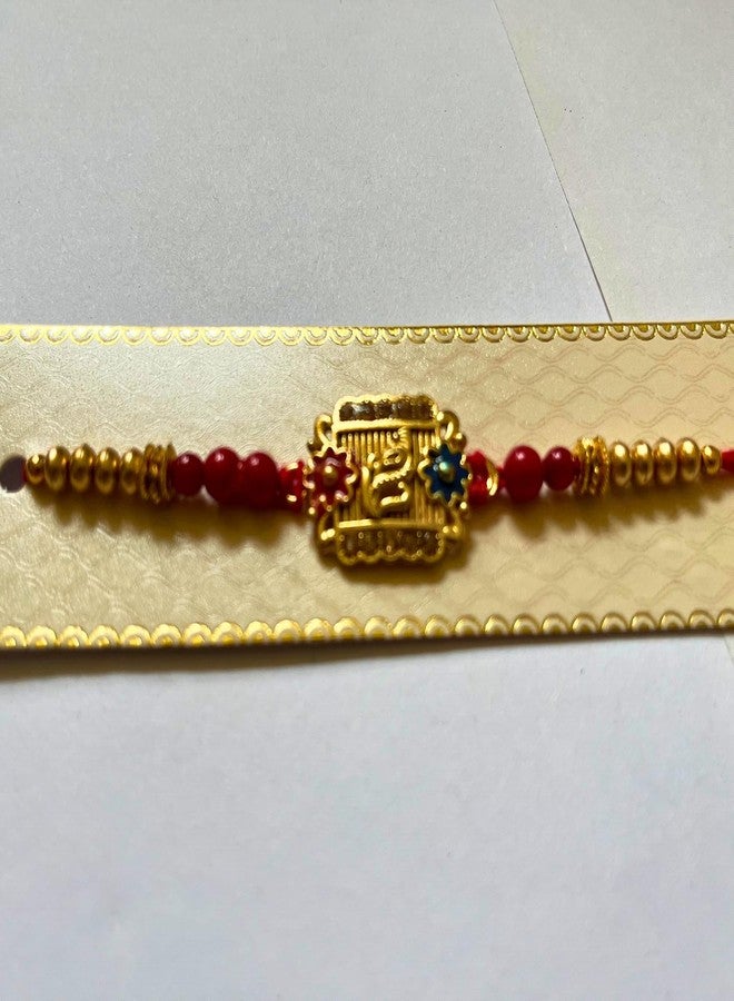 GJ Rakhi for brother, Rakhi Gift Collections, Premium Designer Rakhis Set Combo, Made in India (Design Ganesh) (5) - Image 2