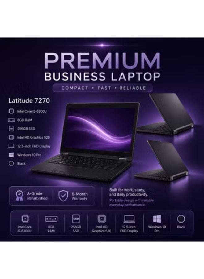 12.5 Inch Full HD Laptop with i5 Processor, 8GB RAM, 256GB SSD, Integrated Graphics and Windows 10 Pro for Work and Study - Image 5